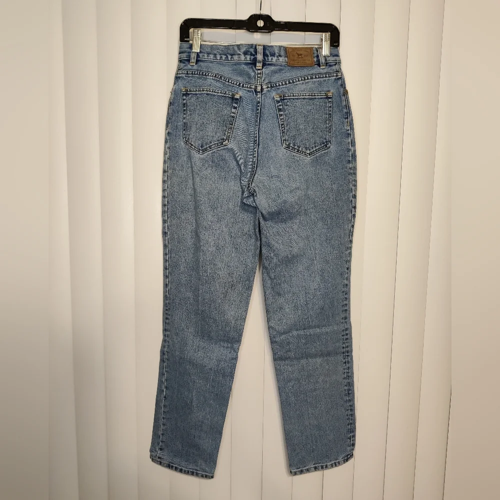 Lauren Jeans Co./Ralph Lauren Straight Leg Denim Jeans - Picture 2 of 3